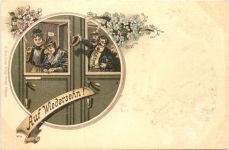 Auf Wiedersehen - Eisenbahn - Litho