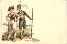 S Röserl is flott in den Höserl - Wandern - Litho