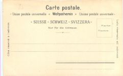 Gruss aus den Bergen - Litho