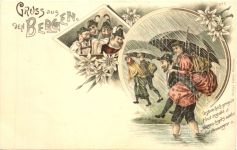 Gruss aus den Bergen - Litho - Ottmar Zieher