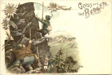 Gruss aus den Bergen - Litho - Ottmar Zieher