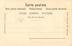 Gruss aus den Bergen - Litho