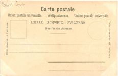 Gruss aus den Bergen - Litho