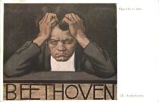 Beethoven - Künstler Ak Egger-Lienz