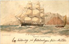 Segelschiff HM Saga - Korvett kadettfartyg
