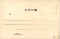 Schlachtschiffe Brandenburg und Wörth Kieler Förde - Litho - Künstler C. Schön
