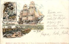 Gruss aus Kiel - Litho
