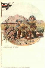 Kaiserliche Schutztruppe - Südwest-Afrika - Litho