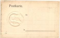 Friedrich und Luise von Baden - Jubiläums-Karte - Litho