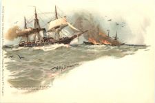 Korvette Augusta - Litho