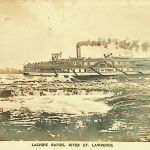 Lachine Rapids - Riveers St. Lawrence - Ship Duchess of York