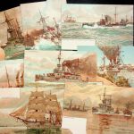 Deutschalnds Seewehr - Booklet - 4 Ak Schiffe
