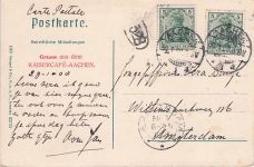 AACHEN - BURTSCHEID, Jonas - Tor und St. Jphann Baptist Pfarrkirche, 1905, Stengel