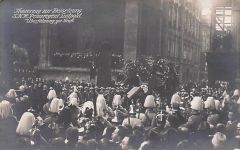 Adel Bayern Beisetzung Prinzregent Luitpold Trauerzug / Koenigshaeuser