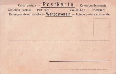1902 Lithographie Frühling - Birkenhain - Jugendstil Jahreszeit