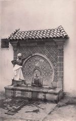 Ak Barbusige Afrikanerin, Wasserquelle