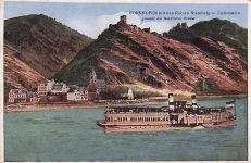 4 Kamp-Bornhofen Kloster Bornhofen Salondampfer Hansa? Rheinschiff