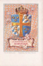 KÖNIGREICH SCHWEDEN. Gesetz gesch. Kunstverlag Paul Kohl, Chemnitz
