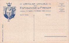 Faenza-Ausstellung zum 300. Geburtstag von Torricelli Dudovich, 1908