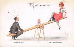 Love's balance. Die Liebesschaukel.