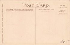 Weltkarte mit Frauenkopf. Postkarte, frühes 20. Jahrhundert.