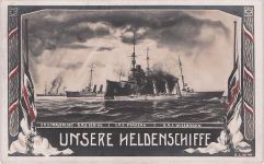 Kaiserlichen Marine mit dem Titel „Unsere Heldenschiffe