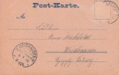 Lithographie Lechfeld, Lager Lechfeld, Wasserwerk, Steinernes Haus