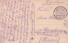 Billy Allier Landsturm Infanterie-Bataillon Heilbronn 4. Kompagnie / Billy /Arrond. de Vichy