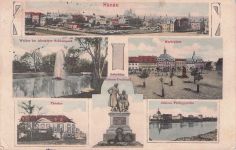 Hanau am Main, Marktplatz, Theater, Schloss Philippsruhe, Gebrüder Grimm Denkmal, Schlosspark