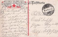 Ak Denkt an das Rote Kreuz, Sammelbüchse