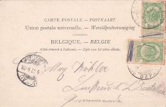 Deutsche Turnhalle" des "Deutschen Turnvereins in Antwerpen", der 1882