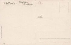 München 1903 Paul Kley Velten´s Künstlerkarte