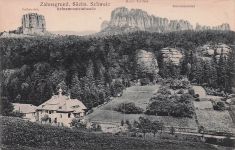 AK Sächsische Schweiz, Zahnsgrund 1921