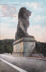 Postkaart Jalhay Galbach Löwe - Gileppe-Talsperre 1922