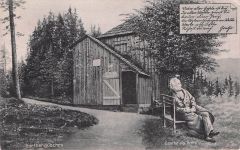 Weimar - Goethe vorm Haus als Greis 1912