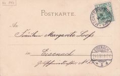 Vergissmeinnicht Blumenstrauß 1900 Gedicht von H Pilz Vintage Postkarte