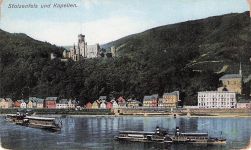 AK Capellen, Burg Stolzenfels und Dampfer