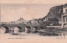 AK Gerolstein /Eifel, Partie an der Kyll, mit der Brücke