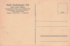 Bad Godesberg, Hotel Godesberger Hof, Speisesaal