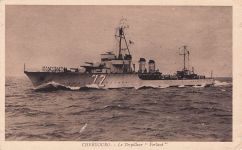 CHERBOURG. Le Torpilleur "Fortunė"