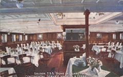 SALOON, T.S.S. DUKE OF CLARENCE" CONTINENTAL SERVICE VIA HULL