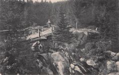AK Schierke 1913 Partie am Eckerloch / Harz Brocken Braunlage
