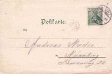 Postcard Mainz Iron Tower Wooden Tower 1907 Guest House