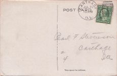 AUG 1908 Buster Brown Tige Calendar Postcard R.P. Turnleys Dept Store