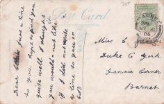 Über die Gartenmauer, Tante, Nichte, Freier, Gedicht, 1907 Valentinstag