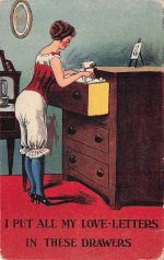 I PUT ALL MY LOVE LETTERS IN THESE DRAWERS