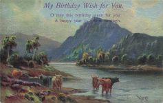 Künstler Ak My Birthday Wish for You. O may this birthday mean for you