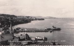 FERRY PIER FROM PARISH CHURCH OF ST.THOMAS, NEWPORT-ON-TAY