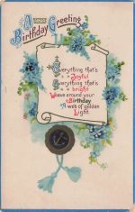 Birthday Greeting - Prägekarte