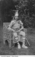 Warwick Pageant: King Carudoc.